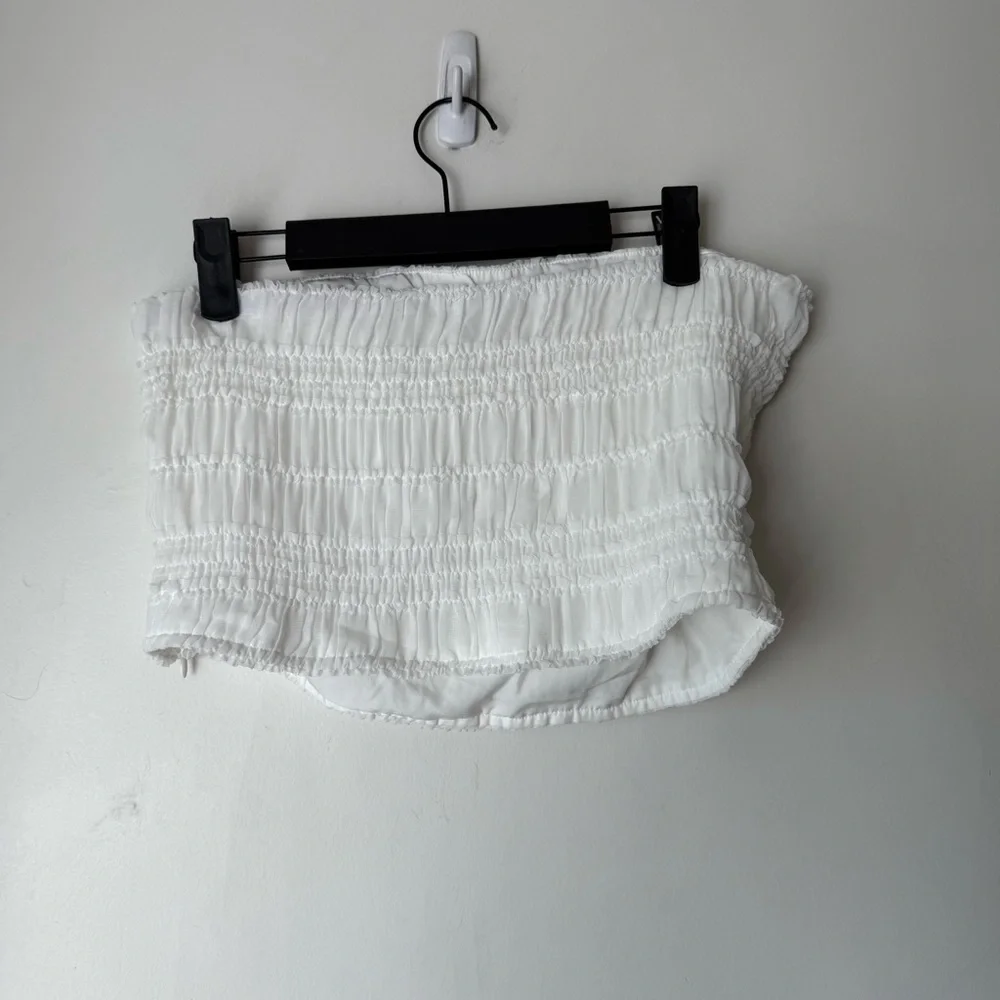 Princess Polly Lelande White Tube Top 6 - Picture 3 of 12